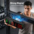 Thwackor Gym Clock Workout Timer Clock for Home Gym, 7-Inch LED Gym Exercise Interval Timer with Strong Magnet (Red)