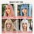 Usweety Pink Bob Wig With Bangs Short Straight Synthetic Anime Cosplay Wigs for Women 14 Inch Shoulder Length Bob Hair Replacement for Daily Party Colorful Bob Wigs
