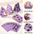 BKBNSJ 2 Decks Purple Playing Cards Purple Deck of Cards