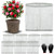 8 Pcs Gopher Baskets, 15 Gallon Root Guard Gopher Proof Stainless Wire Steel Baskets, Metal Fruit Protection Bags, Gophers Moles Voles Mesh Protect Plant Roots Tubers Trees Flowers Crops (24x24 Inch)