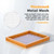 10-Frame Beehive Candy Board, Pre-Assembled Winter Candy Feeder Dipped in Beeswax, Bee Hive Top Feeder Designed for Bee Overwintering (2-Pack)