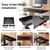 Menkxi 18'' x 12'' Under Desk Drawer Slide Out Storage Organizer, Black