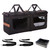 Large Cat Carrier for 2 Cats, Soft Sided Folding Pet Carrier with Litter Box, (16.5" x2) x12.6"x15.5" Dual Cabin with Zipper Locks, Comfortable Design for Travel