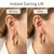 Locking Earring Backs for Droopy Ears & Heavy Earrings – 6 Pairs Secure Stud Clutches, Replacement Ear Supports for Sensitive Skin (Silver and Gold Droop Lifte)