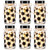 Blushtier 6 Sets Soccer Centerpieces for Table Soccer Mason Jars Vase with LED Light Sport Table Toppers Decor Sport Ball Gifts Party Favors for Men Coach Player Team Birthday Party Supplies