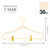 MIZGI Premium Velvet Pants Hangers with Adjustable Clips (Pack of 30) Slim Skirt Hangers- Non Slip Felt Outfit Dress Hangers Ivory - Gold Hooks,Space Saving Shirt Clothes Hangers