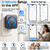 LUCKYDUO WiFi Chime for Nest Doorbell, 32 Tones, LED Flash, 999+ Expandable