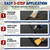 Asphalt Crack Filler, Self Leveling Black Concrete Crack Filler, High Elasticity Waterproof Repair Sealant for Driveway, Walkway, Blacktop Joint, 500g