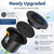 Baquler 2 Pcs 4 Inch Soffit Exhaust Vent Round Vent Cover, Black