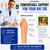 FULEEAN 2-Loop Big Toe Separator,Ergonomic Big Toe Spacers,Bunion Corrector for Overlapping Big Toe, Soft Gel Cushion with Elastic Fabric Strap, Day/Night Wear,3 Sizes,Comfortable, Washable.