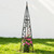 52.5in Metal Garden Obelisk Trellis, Sturdy Durable Climbing Plant Support