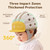 Buoydas Baby Head Protector Helmet, 360° Breathable Baby Head Protector for Crawling Walking, Infant Soft Helmet, 12–36 Months Ultra-Lightweight Adjustable EVA Anti-Collision Helmet (Chestnut Brown)