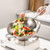 Davnjcka Stainless Steel 316 Wok Pan with Lid, Tri-Ply Stir Fry Pan with Detachable Handle, Works on All Stovetops, Oven & Dishwasher Safe (14 inch)