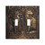 Medieval Of Two Wolves 2 Gang Light Switch Plate Cover Double Toggle Wall Plate Decorative Switchplate Electrical Faceplate for Bedroom Bathroom Kitchen Decor