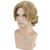 WTHCOS 70s 80s Wigs for Men Short Ash Blonde Retro Rocker Wig Heat Resistant Synthetic Wigs for Daily Use Cosplay Wig