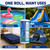 Cosdam Bounce House Patch Kit, 4.5" x 10' Heavy Duty TPU Inflatable Patch Repair Kit, Waterproof Repair Tape Roll for Inflatables, Bounce Houses, Water Slides, Air Mattress, Pool Liners (Clear)