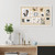 Amoard White Bulletin Board with Linen, 30''x20'' Inch Cork Board