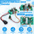 Copkim 12V DC Geared Motor Kit, 60rpm