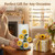 HANLANXUE Sunflower Paper Towel Holder, Farmhouse Kitchen Decor and Accessories Rustic Countertop Utensil Holder Unique Sunflower Napkin Holder Gift