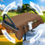 YOKYHOM Golf Cart Seat Covers with 4 Front Pockets, Thick Seat Towel Blanket with Non-Slip Backing, Fits EZGO, Club Car, Yamaha and More 2 & 4 Passenger Golf Carts, Dark Brown