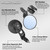 JJZOUEN Road Bike Mirror, Drop Handlebar End Mirror, Road Bike Bar Plug Mirror, Convex HD Glass, Safe Bike Rearview Mirror, Fit 22.2mm Bar Ends