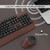 Links9+ Ergonomic Wireless Keyboard and Mouse Combo(Coffee)