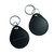 Dual Frequency RFID Key Fob 125Khz EM4100 and 13.56Mhz 1K Chip (Pack of 10) (Black)