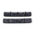 Pair Set Front Bumper Fascia Fender 2500 Emblems 3D Badge Replacement for 24-26 Sierra 2500HD 86578370 86578372 (Gloss Black)