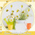 Suncalla 12 Pcs Felt Bee Stems Bees with Flower Party Decor, White Flower