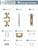 SORWDUERM 1 Pack Champagne Bronze Door Knob Privacy Door Knobs Door Handle Interior Door Knobs with Lock for Bedroom and Bathroom Zinc Alloy