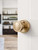SORWDUERM 1 Pack Champagne Bronze Door Knob Privacy Door Knobs Door Handle Interior Door Knobs with Lock for Bedroom and Bathroom Zinc Alloy