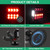 HOCHO Wireless Trailer Lights Magnetic, Upgraded Brighter Adjustable 4&7PIN 2-in-1 Rechargeable Wireless Tow Lights with Turn Signal Reverse Brake Running Light for Trailer Truck RV Boat Caravan