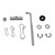 607912 Deck Lift Link Replacement Kit Compatible with Hustler Raptor Zero Raptor X, Raptor XD,and also Used on some older Raptor SD zero turn mowers