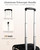 Arcoyard Rolling Makeup Case, Large Professional Rolling Makeup Train Case