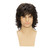 Sabosi Men's Short Brown Layered Curly Wig, Natural Fluffy Synthetic Full Hair Wigs for Daily Wear, Party, Halloween Costume & Cosplay