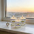 24 Hour Glass Yahrzeit Memorial Candles (6 Pack) – 1 Day Burn Time, Ner Neshama in Glass Tumbler for Yizkor & Yom Kippur Holidays