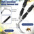 Gisafai Wasp Nest Removal Tool Scraper, 118 Inch Telescopic Pole Outdoor