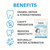 iReaLax 100% Pure Microcrystalline Hydroxyapatite Powder 42.5g (1.5 oz) | Non-Nano Micro crystalline hydroxyapatite Powder for Teeth | High-Purity Raw Material for DIY Formulations | unflavored Mcha