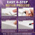 Porcelain Repair Kit, Tile and Stone Repair Kit, 10 Colors, Seamless Finish, Epoxy Putty Stick for Cracks, Chips, and Scratches on Ceramic, Marble, Granite, Quartz Countertop
