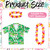 3 Pcs 12ft Skeleton Summer Costume Set, Hawaiian Skeleton Clothes Accessory