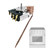 KKTB-18-48 Oven Thermostat Replacement for Robertshaw Stove Oven Range Thermostat, 5A 120VAC,150-599°F, 48" Capillary Tube Suitable，Fits for Awoco, Forno, Thor 30/36/48" Gas Range with 18" Oven Cavity