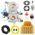 Moleyaso WTA-29 Carburetor for Husqvarna 455 460 455 Rancher 460 Rancher 461 Chainsaw Replace 544883001 544227401 with Air Filter Fuel Filter Spark Plug Tune Up Ki
