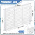 1 Pcs 24 x 12 Inch (Duct Opening) Return Air Vent Cover PVC, White