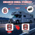 Wireless Trailer Lights Magnetic Kit,Larger Design Bluetooth LED Tow Lights with IP65 Waterproof,Fast Charge Tail Light with 10 Hours Runtime,6 Lighting Modes for Truck RV Boat Camper Car Towing