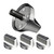 4 Pcs Whirlpool Stove Knobs Replacement W11517334