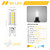 YUIIP G9 LED Bulb Dimmable, 4W, 40W Halogen Equivalent, 5000K Daylight White, AC 120V G9 Bi Pin Base Light Bulbs, 380LM, No Flicker, 360° Beam Angle, Pack of 6