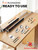PAMAGOO Gas Struts 20 Inch 100 Lbs for Heavy Lid with Brackets 445N 2 Pcs
