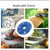 Wood Grinding Shaping Disc 6 Teeth Chainsaw Mill Cutter Stump Remover Angle Grinder Woodworking Blade Turbo Grinder Wood Carving Disc(Arc Blade)