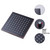 Oil Rubbed Bronze Shower Head Blucky 8 inch High Pressure Square Rain Shower Head Luxury Modern Look Bathroom Rainfall Showerhead 304 Stainless Steel Ultra Thin Shower Head