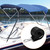 Amadget 4 PCS Adjustable Bimini Boat Top Strap Loops